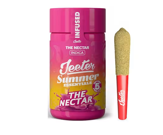 Jeeter Summer Essentials | The Nectar | 5pk Infused Pre-Rolls | 2.5g