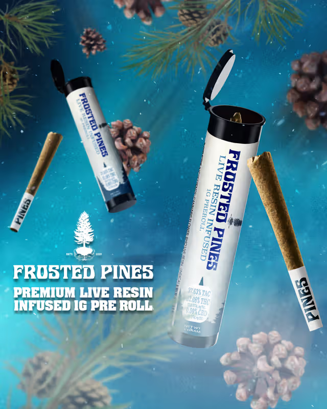 A Walk in the Pines | Frosted Pines | Resin Infused 1g