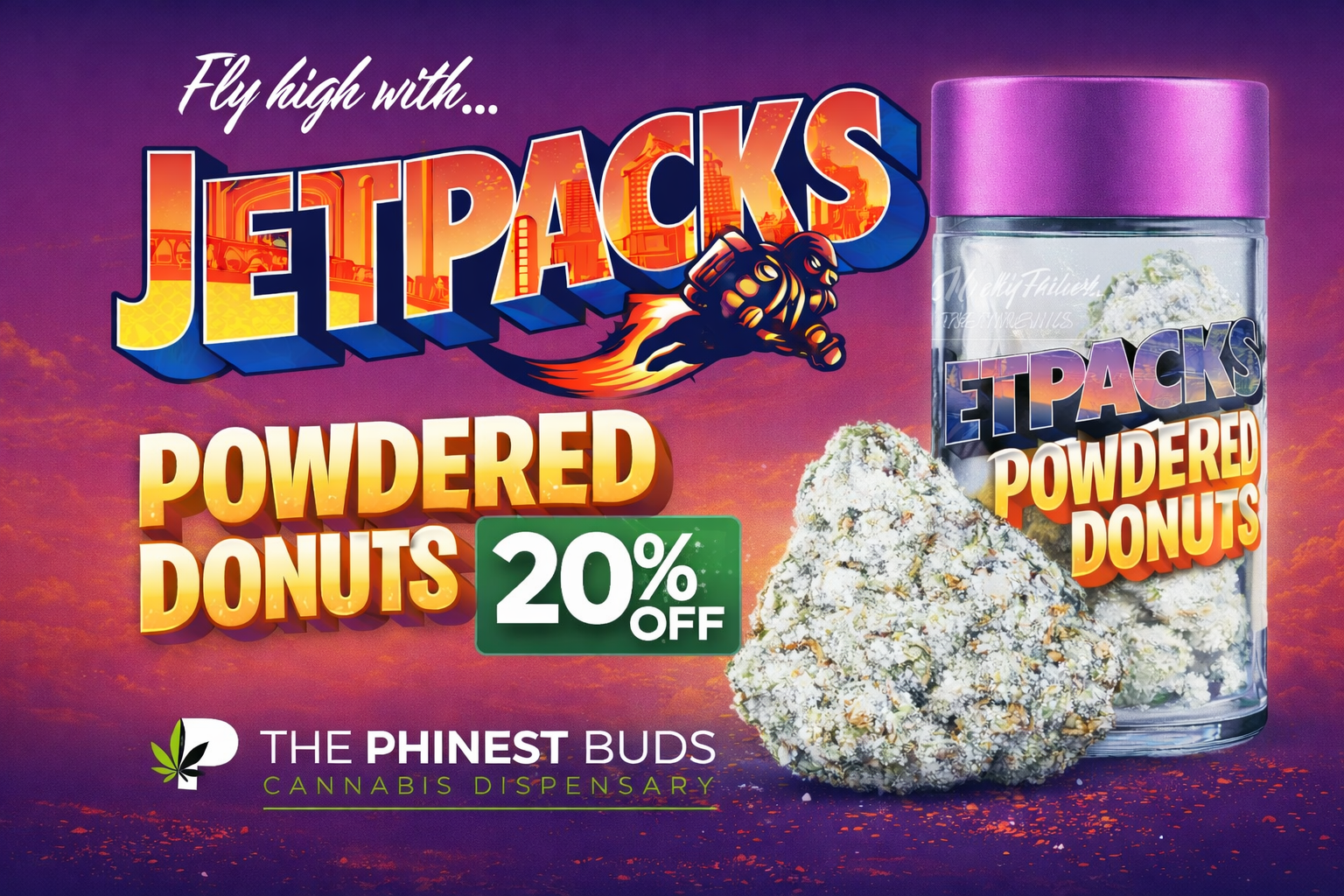 JetPacks | Powdered Donuts Infused Flower | Empire Dream
