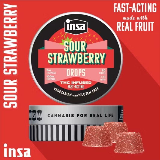 Drops/ Sour Strawberry