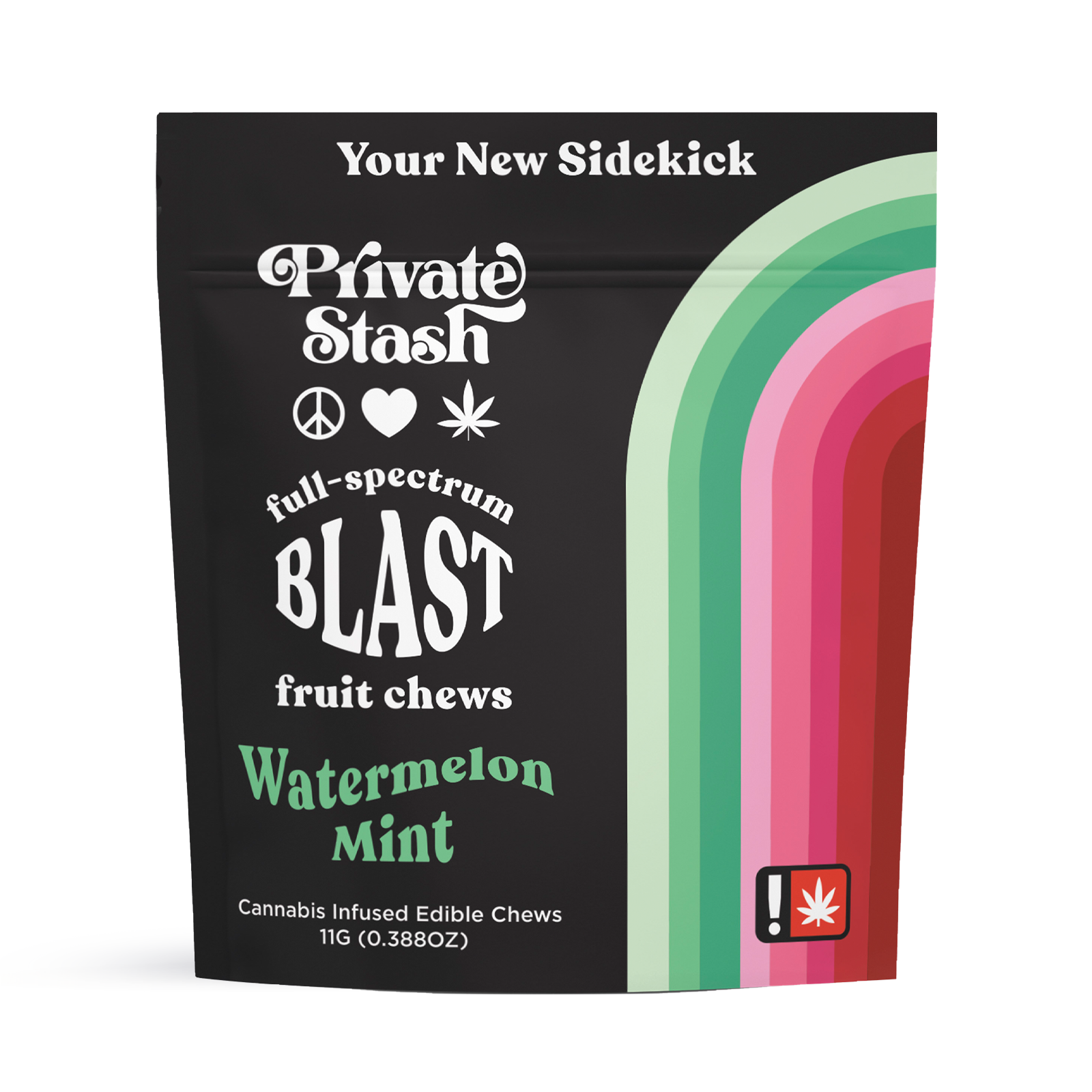 Private Stash: Watermelon Mint Full Spectrum Fruit Chew Blast