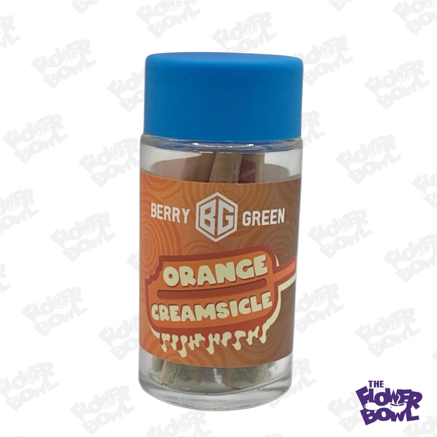 Berry Green: Orange Creamsicle 7-Pack Infused Prerolls (.5G x 7)