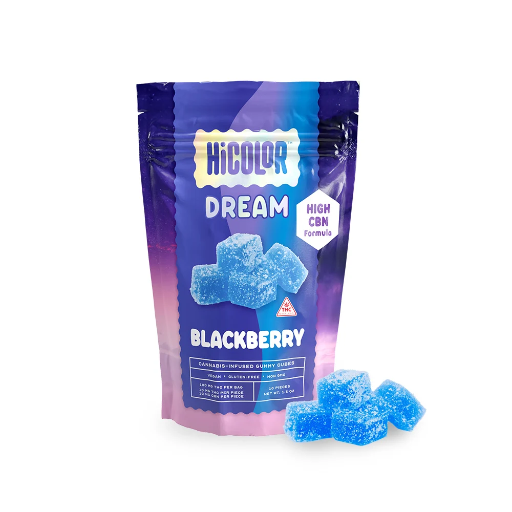Dream Gummies (100mg) CBN:THC 1:1 Blackberry 10ct