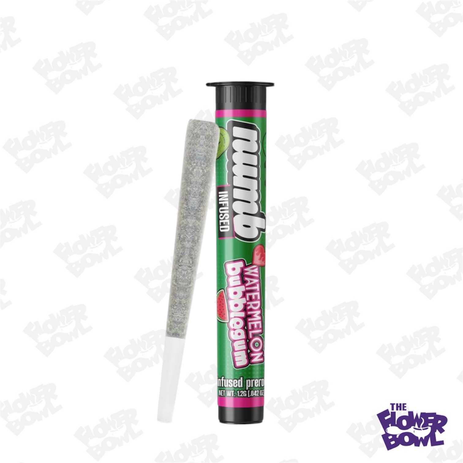 Numb: Watermelon Bubblegum 1.25g Infused Preroll