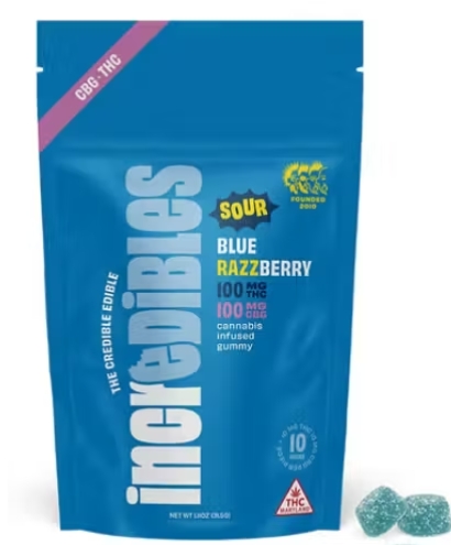 Sour Blue Razzberry 1:1  | 10pk/100mg