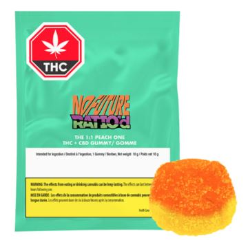 Ratio'd Peach 1:1 -  10:10MG THC:CBD X1