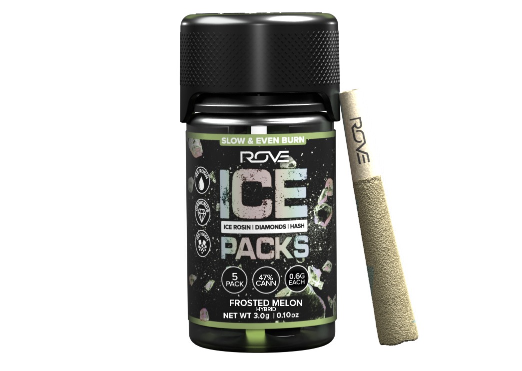 Frosted Melon | Infused Ice Packs (Rosin, Hash, and Diamonds) | 5pk | 3g