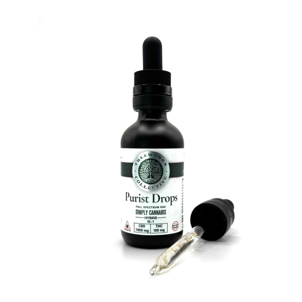 Simply Cannabis RSO Purist Drops CBD:THC 10:1 25mL