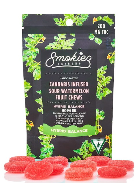Smokiez | 200mg Gummies | Sweet Watermelon