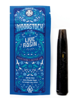 Woodstock Strawberry Dosi Indica Live Rosin Vape AIO