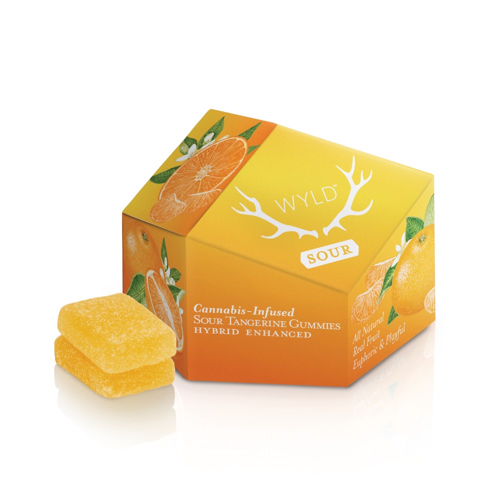 Sour Tangerine Gummies | 100mg - Wyld