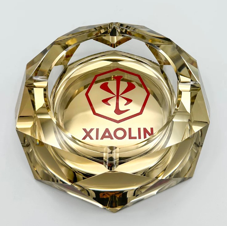 Gold Octagon Ashtray