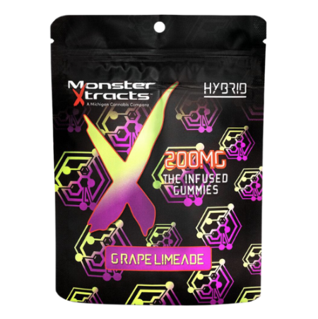 MONSTER | 200MG GUMMIES | GRAPE LIMEADE
