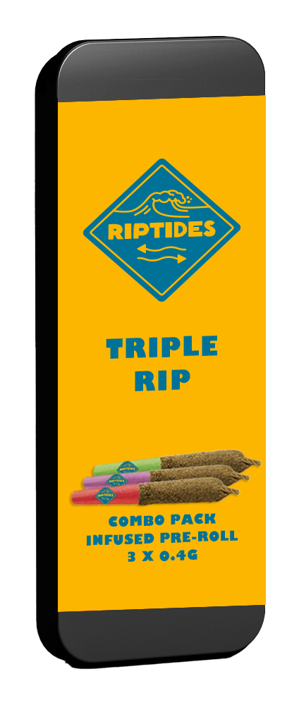 Triple Rip Infused Pre-Roll Combo Pack - 3x0.4g