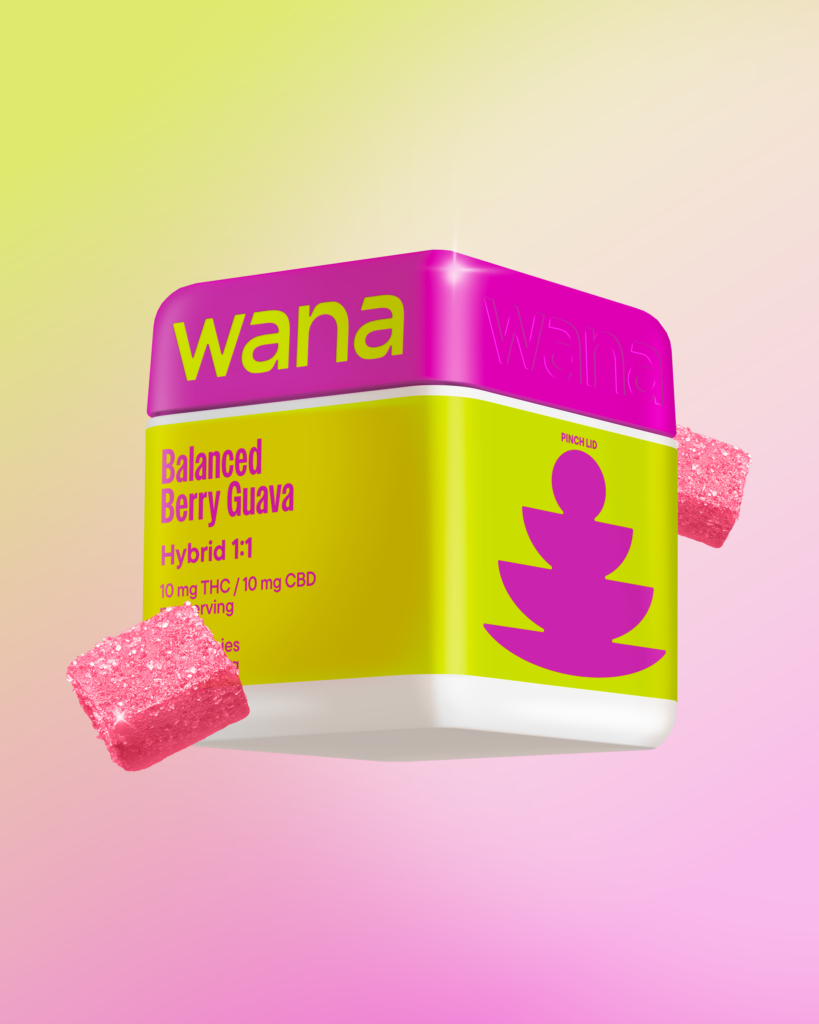 Wana | Classic Balanced Berry Guava 1:1 (THC:CBD) | 10pk