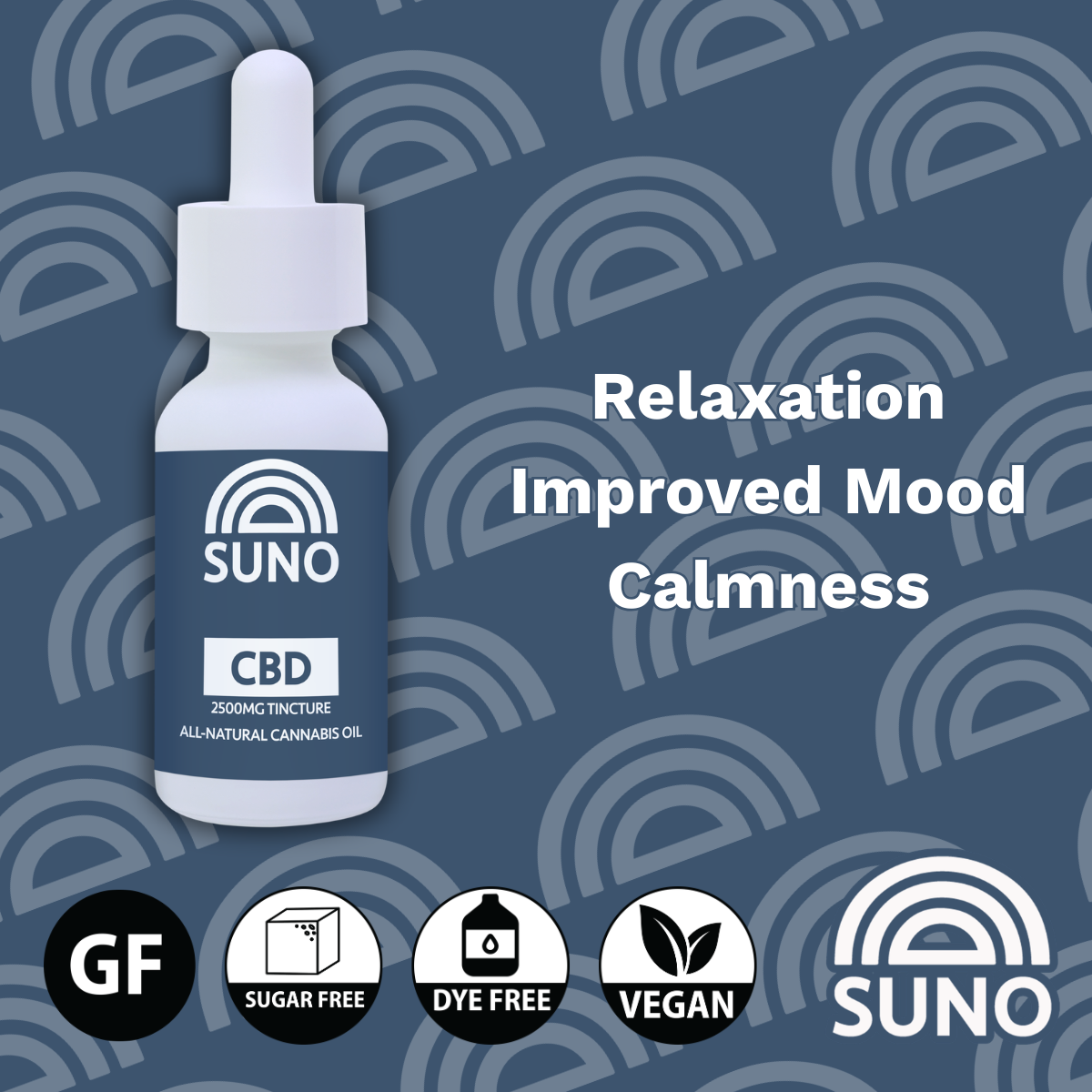 SUNO CBD Tincture - 2500MG