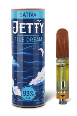 Jetty Blue Dream Sativa Vape Cart High THC