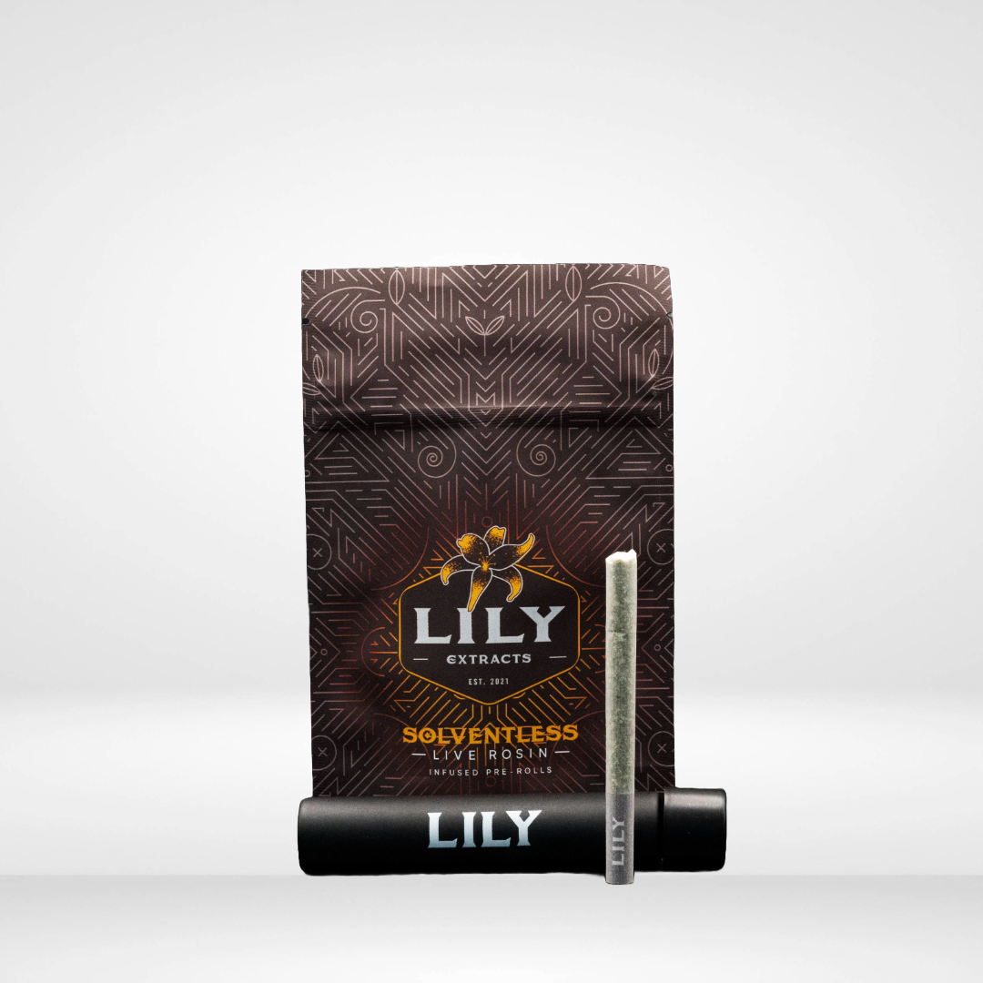 Liliy Extracts - E- Brake - 1.2g - Solventless Rosin Infused Preroll