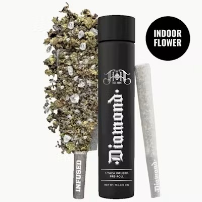 Heavy Hitters - Sour Tangie Diamond Infused Preroll - 1g