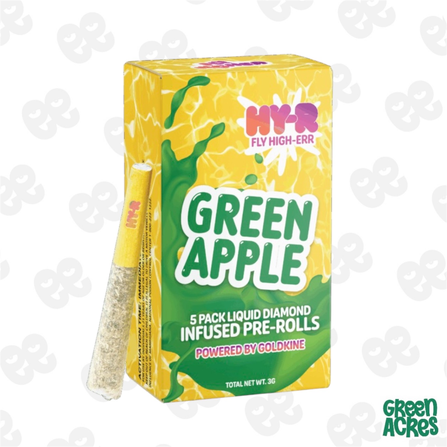 Green Apple 5 Pack Infused Pre-Roll (0.6gx5)