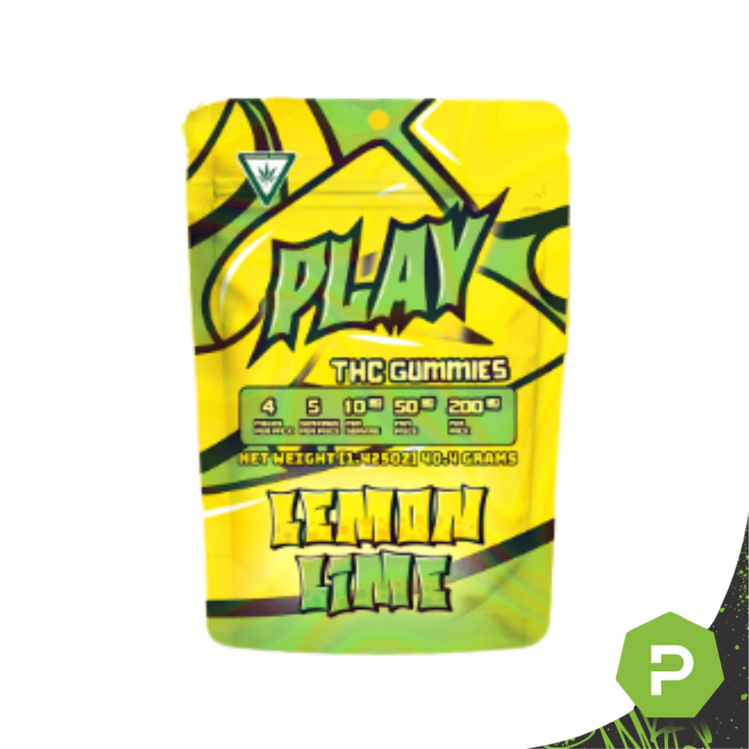 PLAY | 200mg Gummies | Lemon Lime