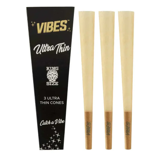 VIBES Cones King Size 3pk- Ultra-Thin