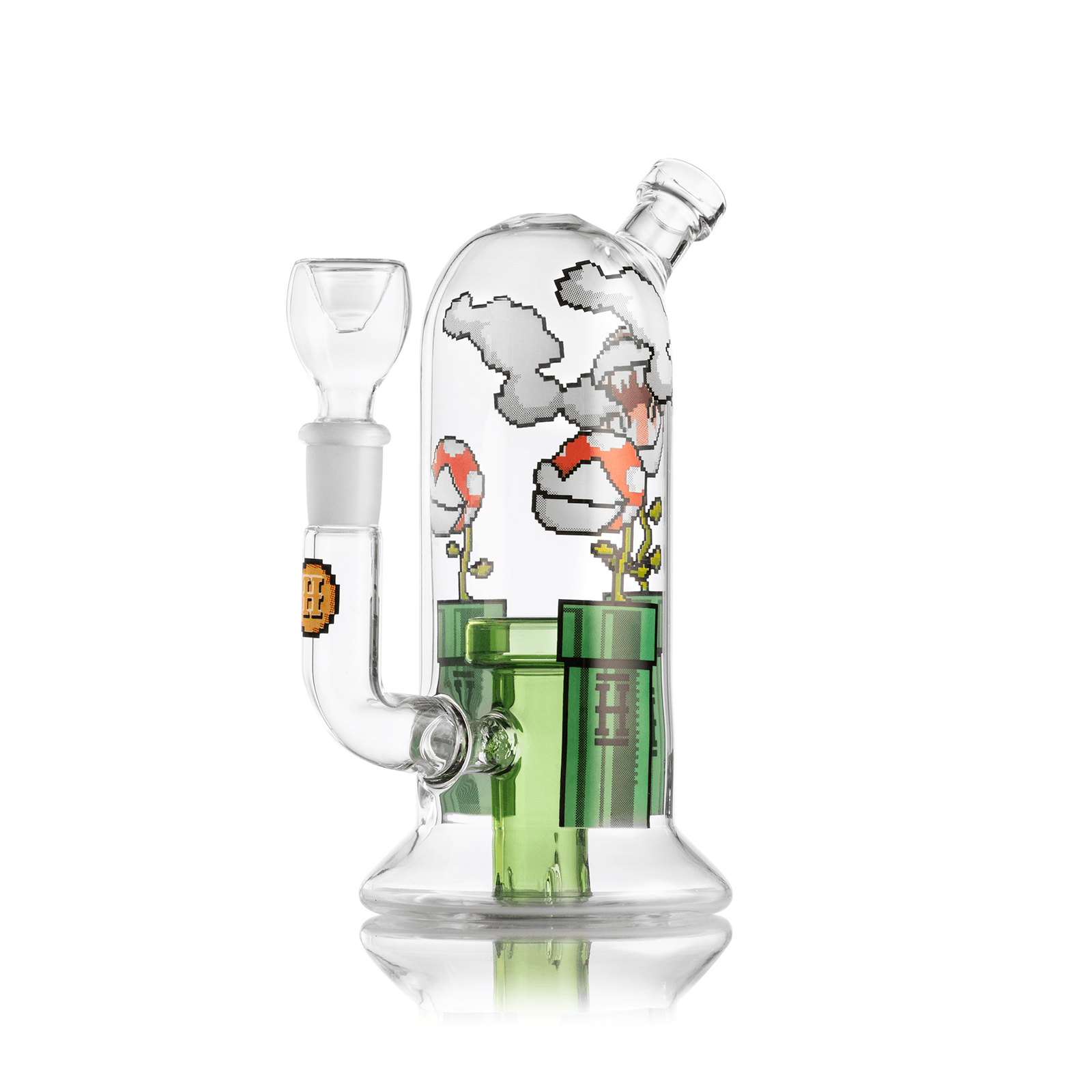 Hemper | Gaming Flower Water Pipe | Clear