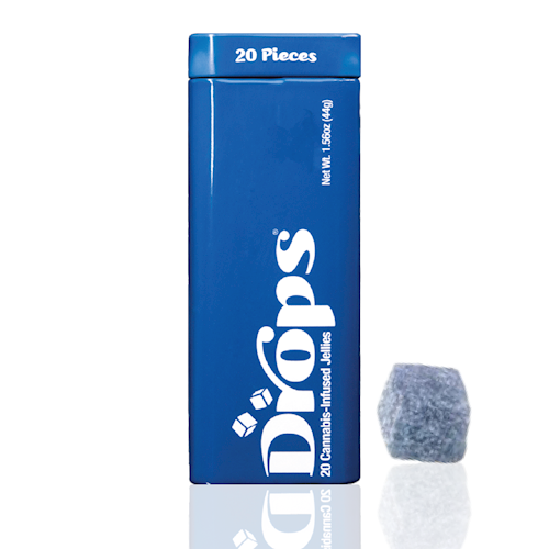 Drops: Blueberry (Cereal Milk) 20pk (4:1 CBD) 100mg - Rosin Gummiez