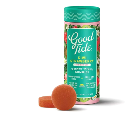 Kiwi Strawberry 1:1:1 Thc:Cbd:Cbg Hybrid   100 Mg   10 Pack
