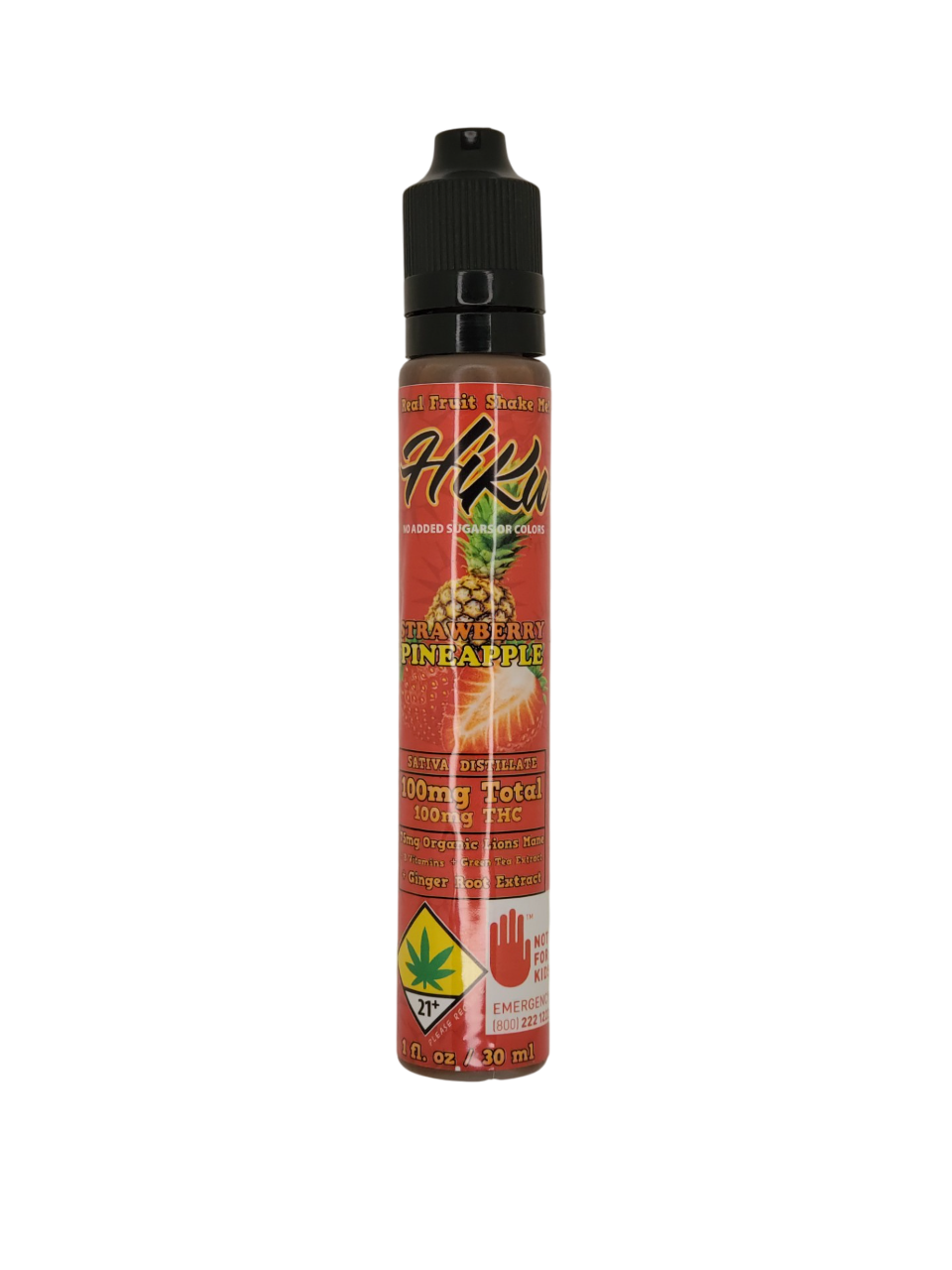 Hiku Strawberry Pineapple Shot 25mg CBG/100mg 1oz