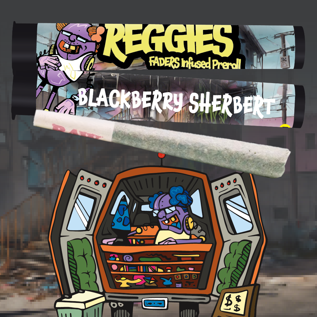 Reggie Faders Blackberry Sherbet
