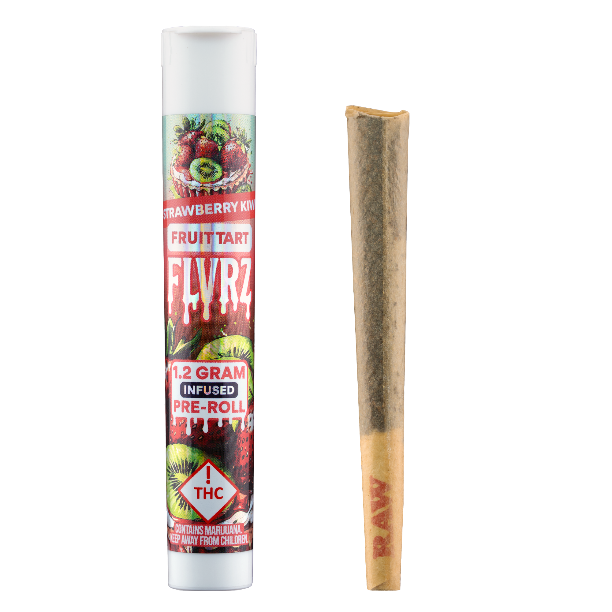 Strawberry Kiwi Fruit Tart  |  1.2g Infused Pre-Roll