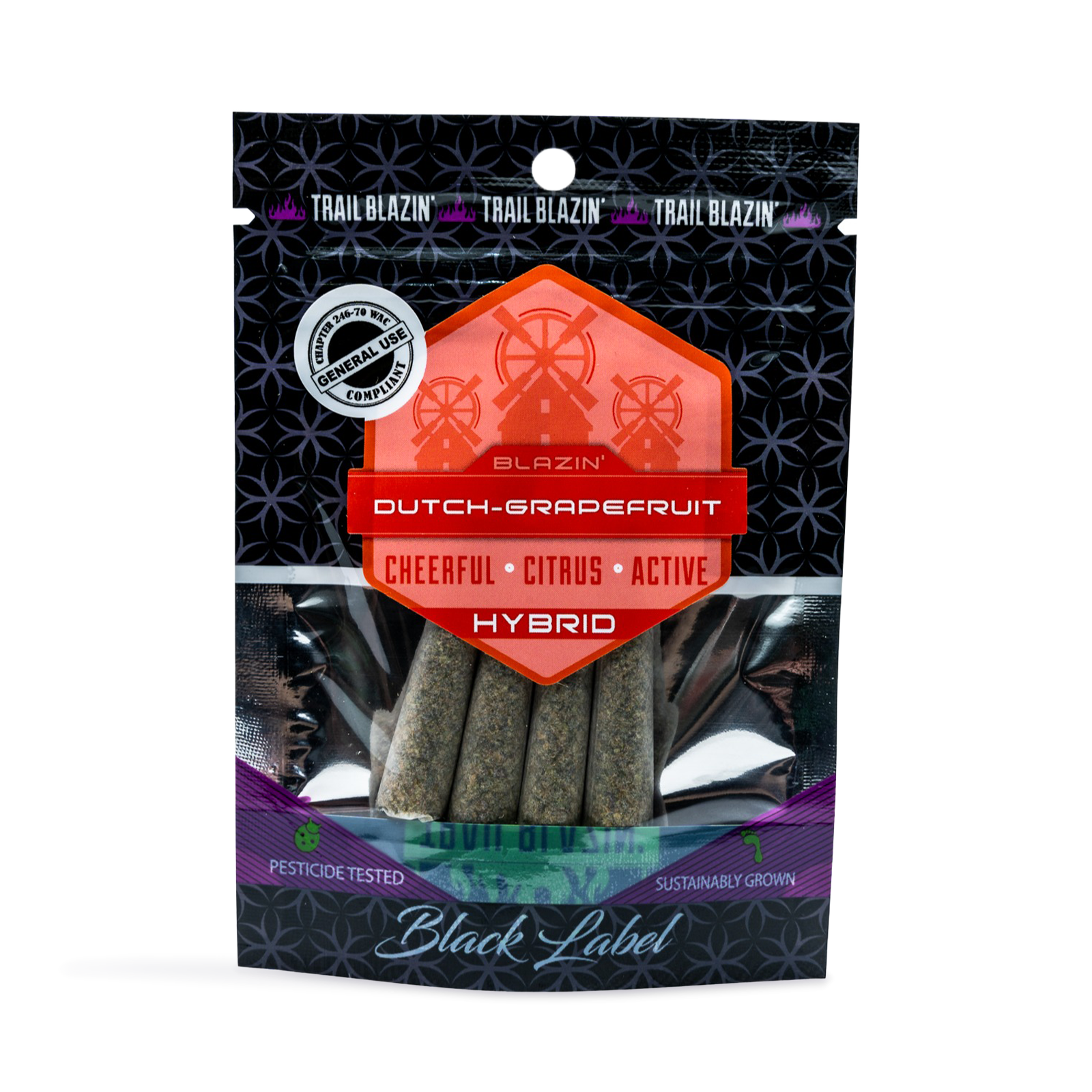 Dutch Grapefruit Pre-Roll 4-pack | 2.4g (DOH)
