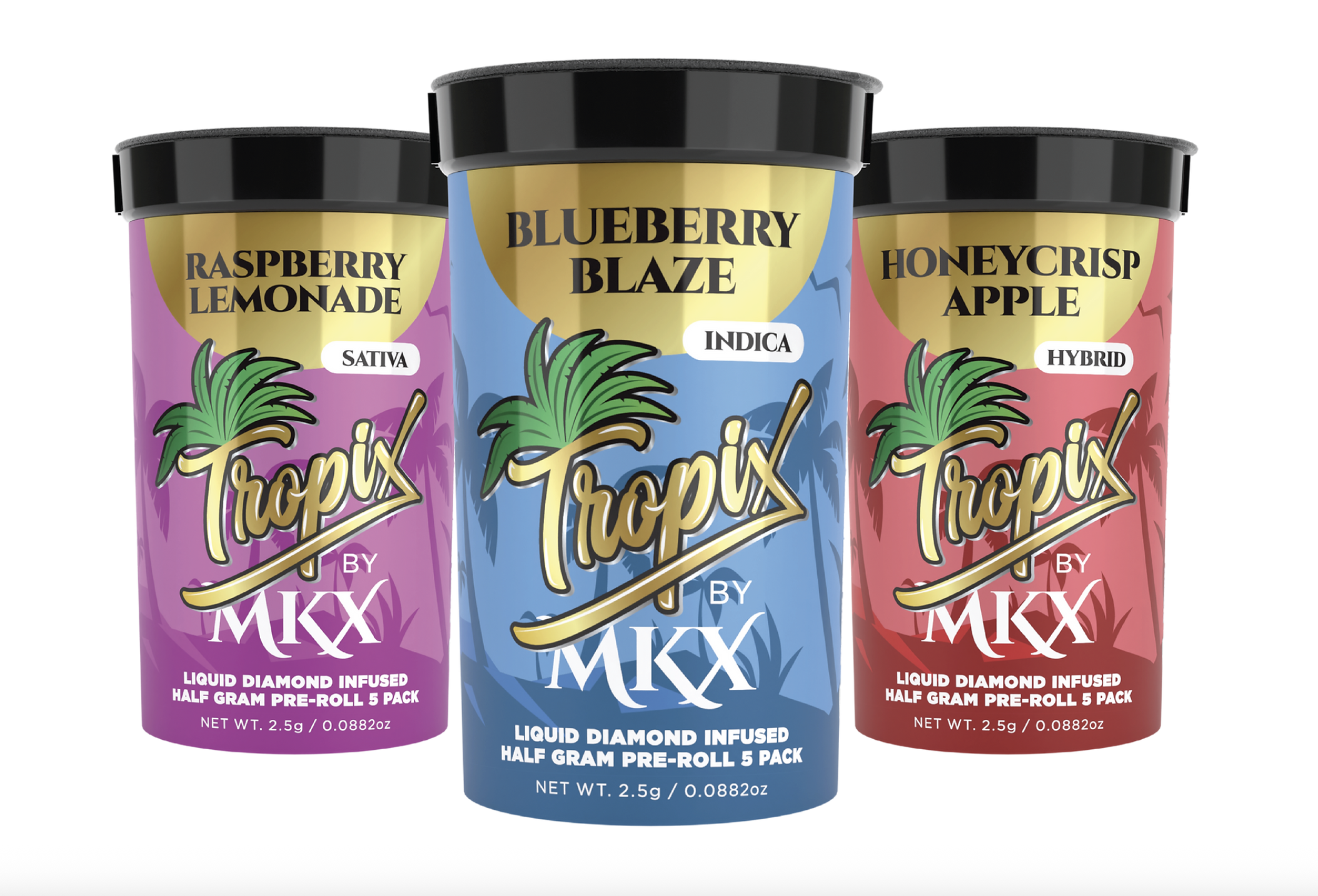MKX | Guava Melon OG | Liquid Diamond Infused | Pre-Rolls | 5pk