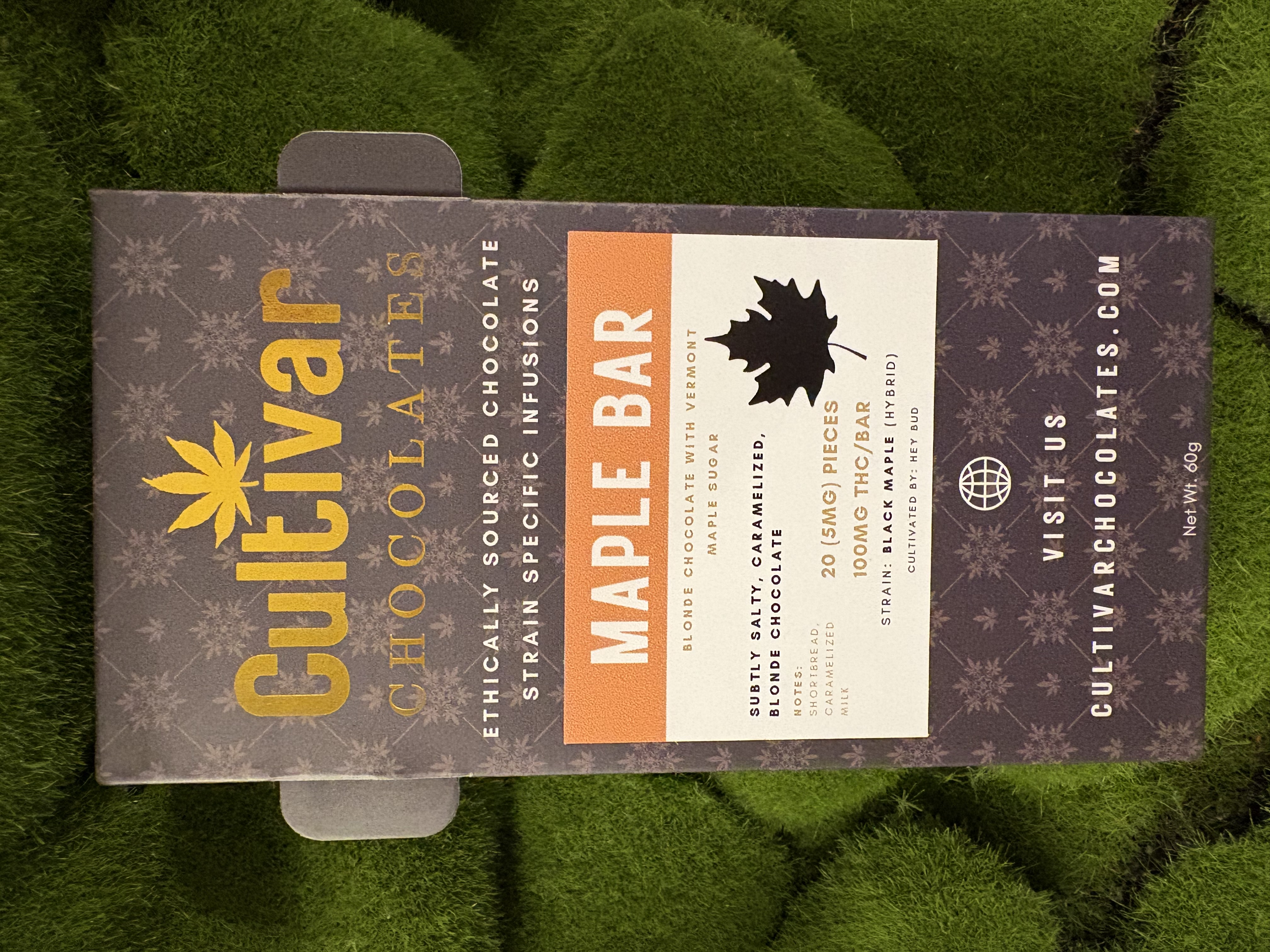 Edible Maple Chocolate Bar