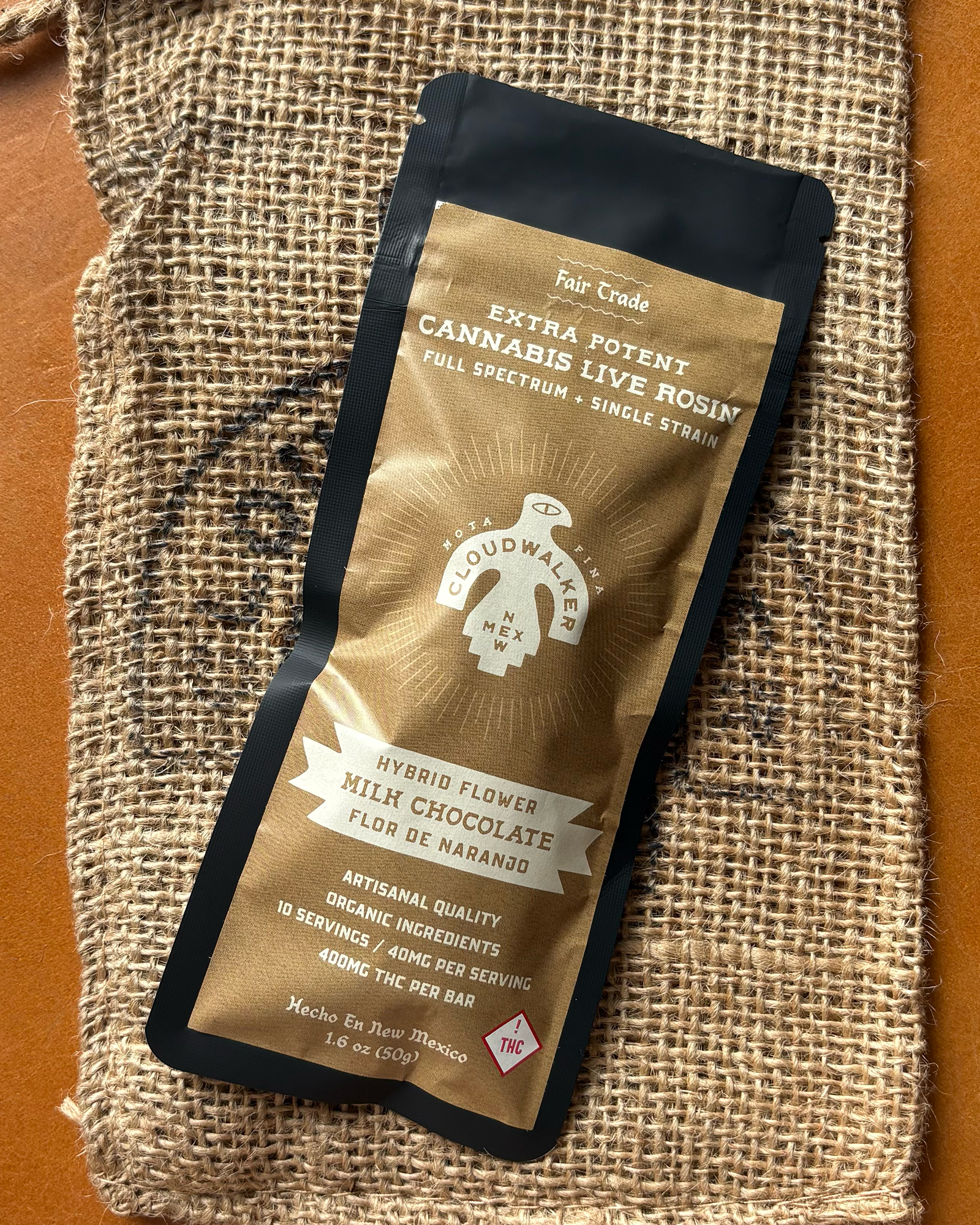 Orange | Milk Chocolate | Medical Chocolate (400mg THC)