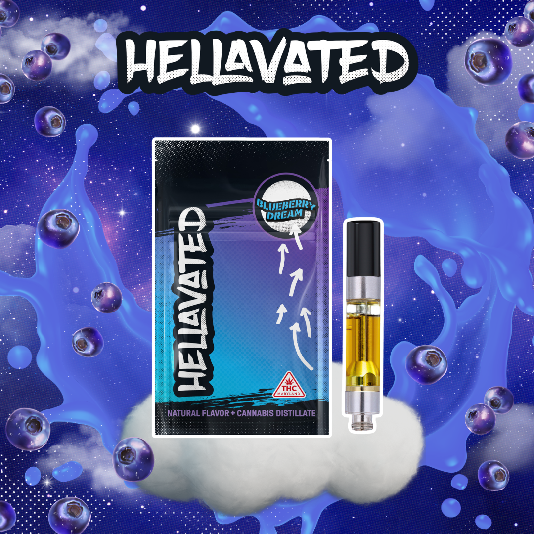 Blueberry Dream Distillate Cartridge | 1g