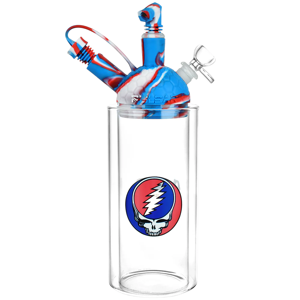 Grateful x Rip Series Silicone Glass Gravity Water Pipe