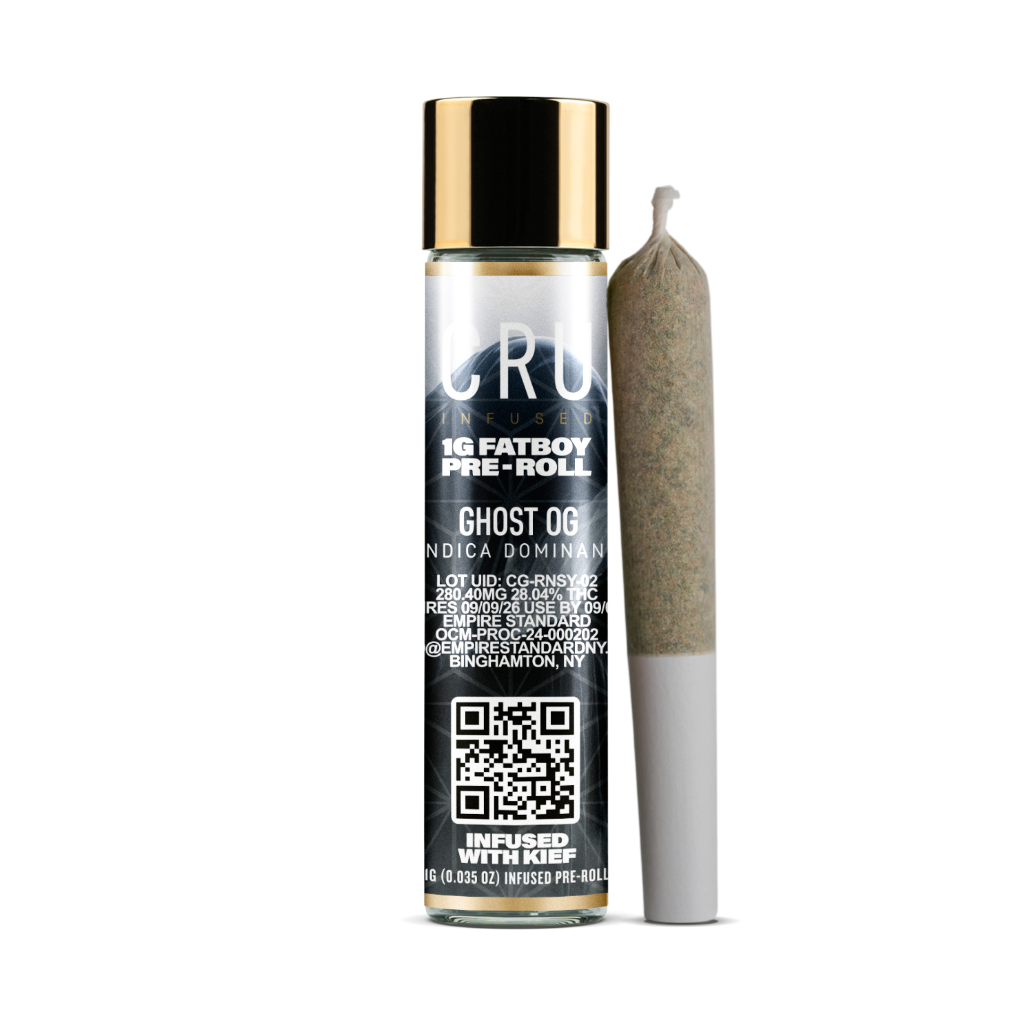 "Fat Boy" Ghost OG | 1.0g Infused Pre-Roll