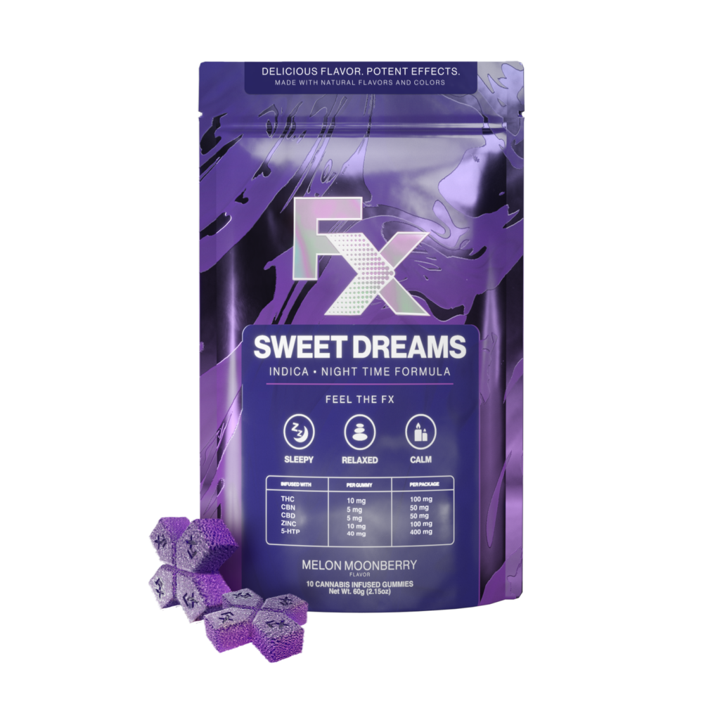FX | Sweet Dreams melon Moonberry | Gummies | Night-Time Indica | 10pk | .1g by FX - edibles cannabis product