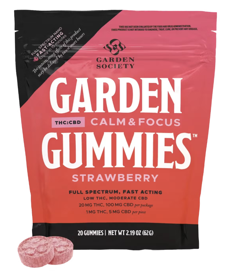 Strawberry | Gummies | 20mg THC/100mg CBD | 20pk
