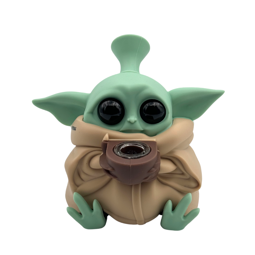 4” Arsenal Baby Alien Silicone Bong-Beige