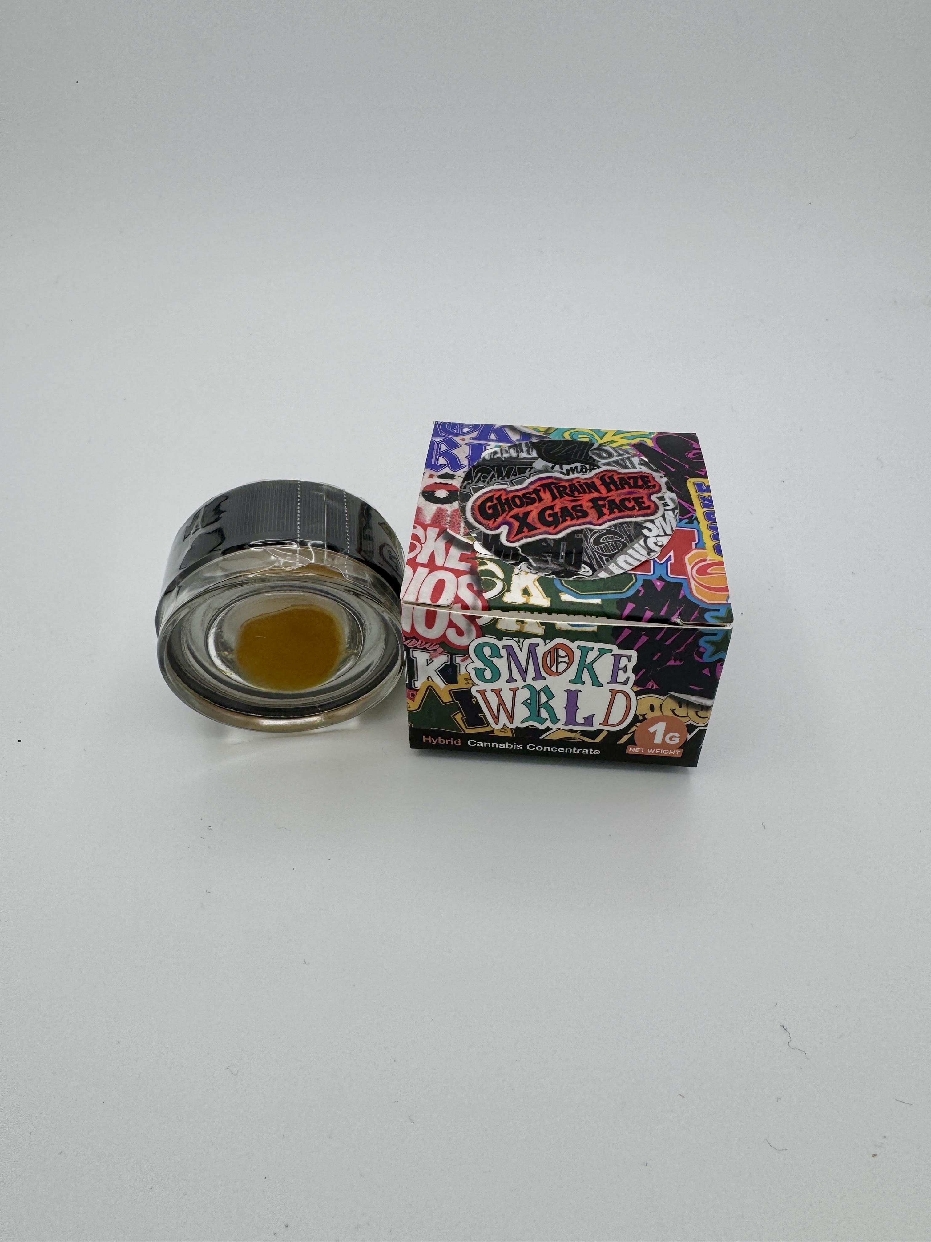Ghost Train Haze x Gas Face | 1g Live Resin Concentrate | Smoke |