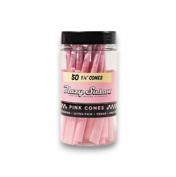 Blazy Susan Pink 1-1/4" Cones 50pk