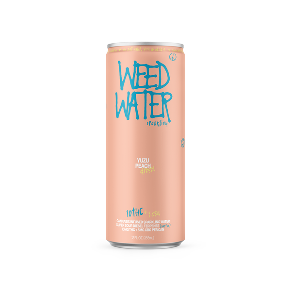 Weed Water | Yuzu Peach Diesel | Beverage | Sparkling | 2:1 | 355ml
