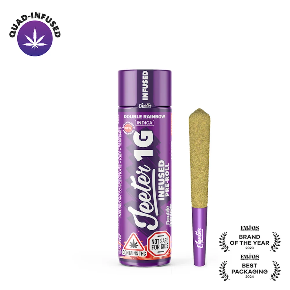 Jeeter | Infused Pre-roll | Double Rainbow product photo