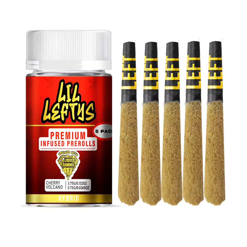 Left Coast | Cherry Volcano | 5PK Infused Pre Roll 3.75g