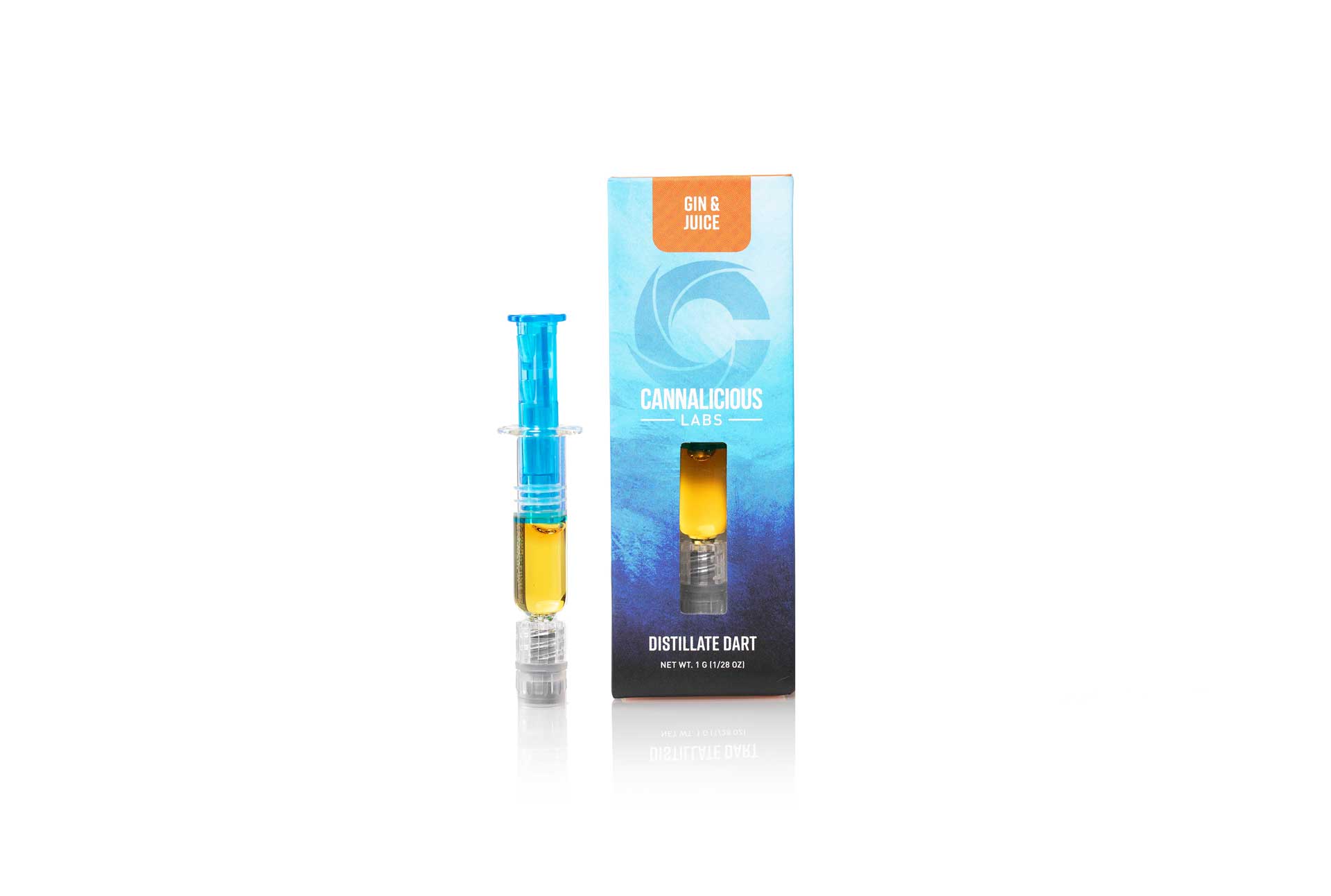 CANNALICIOUS | Distillate Darts Syringe | Gin & Juice | 1g