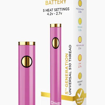 vape battery pink Atman 510 2.0-4.0V Matte Pink 380mAh Vape Battery: Lowest Price