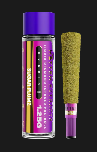 Mitten Extracts - Sugar Plumz - 1.25g Infused Preroll